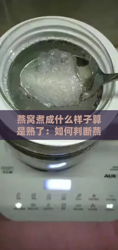 燕窝煮成什么样子算是熟了：如何判断燕窝煮开的程度与状态