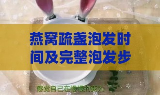 燕窝疏盏泡发时间及完整泡发步骤详解