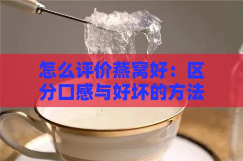 怎么评价燕窝好：区分口感与好坏的方法