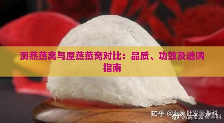 洞燕燕窝与屋燕燕窝对比：品质、功效及选购指南