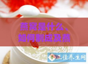 燕窝是什么、如何制成及燕窝的营养价值与食用方法全解析