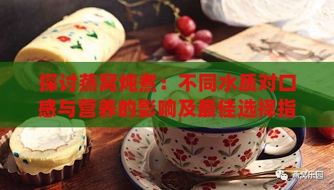 探讨燕窝炖煮：不同水质对口感与营养的影响及更佳选择指南