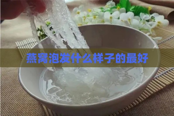 燕窝泡发什么样子的更好