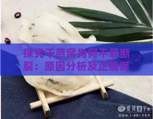 探究干燕窝为何不易断裂：原因分析及正确保存方法解析