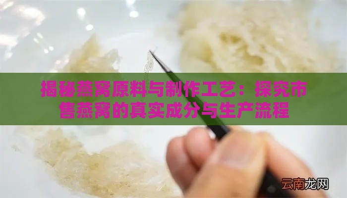 揭秘燕窝原料与制作工艺：探究市售燕窝的真实成分与生产流程