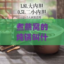 煮燕窝的炖锅叫什么名字：好听的名字探讨与简称追寻