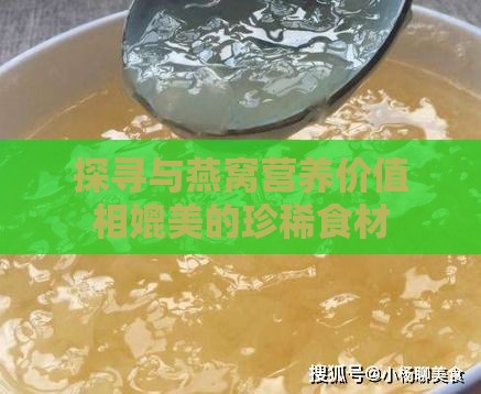 探寻与燕窝营养价值相媲美的珍稀食材