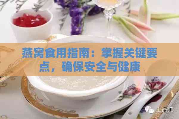 燕窝食用指南：掌握关键要点，确保安全与健康