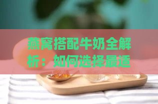 燕窝搭配牛奶全解析：如何选择最适合燕窝的牛奶类型与