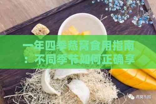 一年四季燕窝食用指南：不同季节如何正确享用燕窝的营养与功效