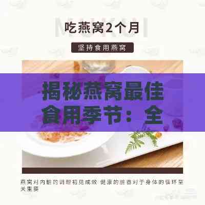 揭秘燕窝更佳食用季节：全年品质与口感对比分析