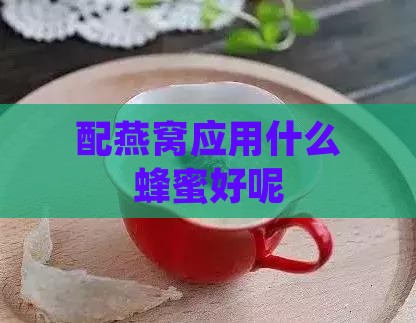 配燕窝应用什么蜂蜜好呢