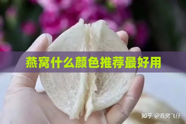 燕窝什么颜色推荐更好用