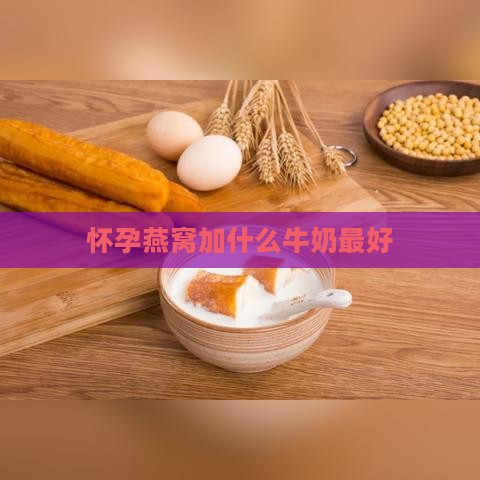 怀孕燕窝加什么牛奶更好