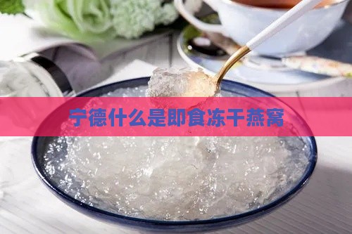 宁德什么是即食冻干燕窝