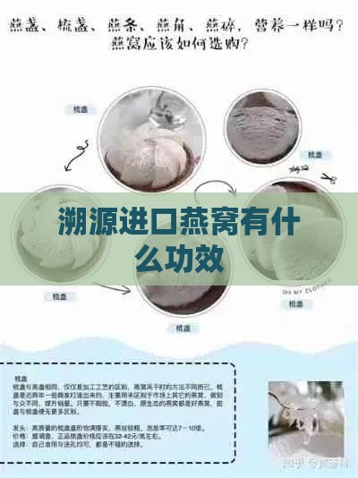 溯源进口燕窝有什么功效