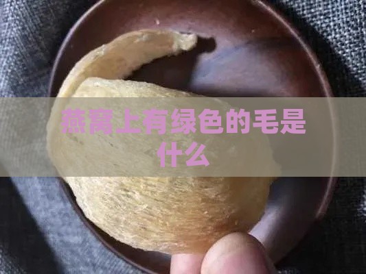 燕窝上有绿色的毛是什么