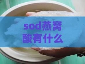 sod燕窝酸有什么作用