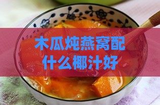 木瓜炖燕窝配什么椰汁好