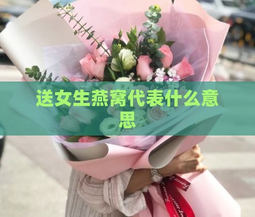 送女生燕窝代表什么意思