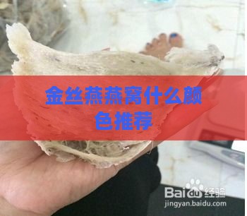 金丝燕燕窝什么颜色推荐