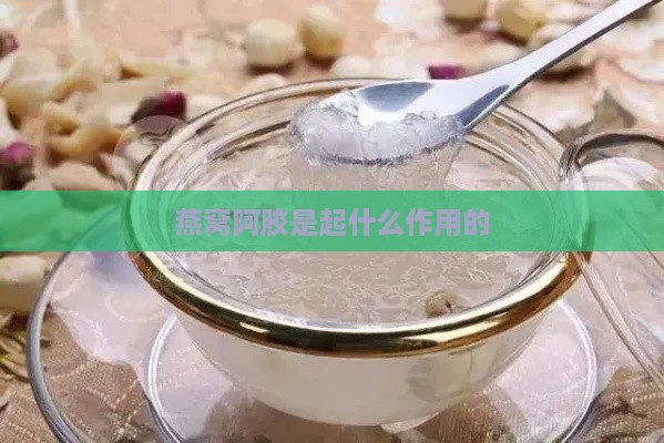 燕窝阿胶是起什么作用的