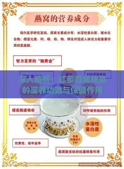 燕窝与西洋参的营养价值、功效及联合使用指南：全方位解析健康滋补之道