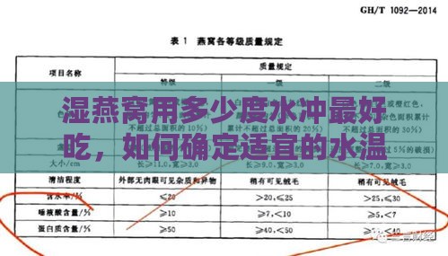 湿燕窝用多少度水冲更好吃，如何确定适宜的水温、湿度比例及单次食用克数？