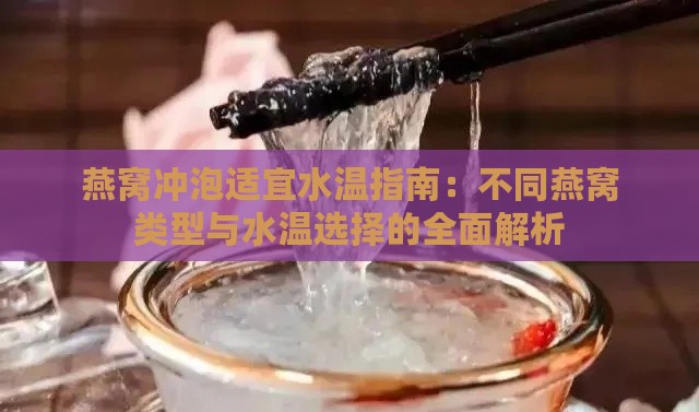 燕窝冲泡适宜水温指南：不同燕窝类型与水温选择的全面解析