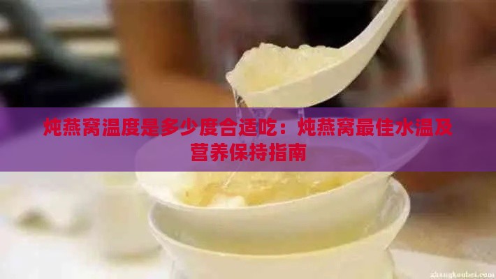 炖燕窝温度是多少度合适吃：炖燕窝更佳水温及营养保持指南