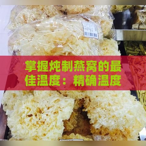 掌握炖制燕窝的更佳温度：精确温度指南与实践技巧