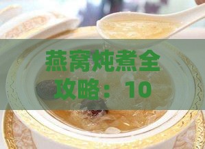 燕窝炖煮全攻略：10克燕窝需加多少水及其他炖煮要点解析