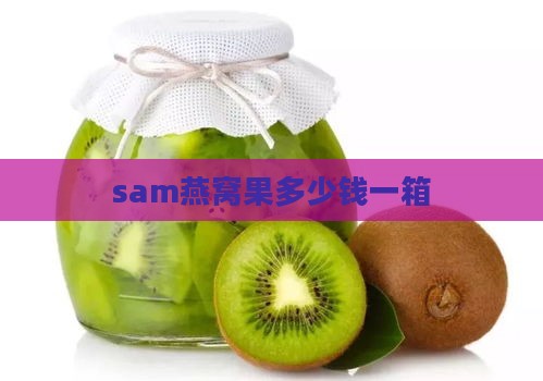 sam燕窝果多少钱一箱