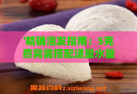 '精确泡发指南：5克燕窝需搭配适量水量实现更佳发泡效果'