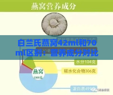 白兰氏燕窝42ml和70ml区别：营养成分对比与适用人群分析