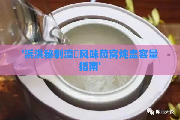 '浜洪秘制澶氬风味燕窝炖盅容量指南'