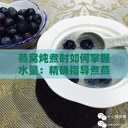 燕窝炖煮时如何掌握水量：精确指导煮燕窝加水比例