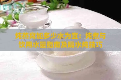 炖燕窝加多少水为宜：炖煮与饮用水量指南及隔水炖技巧