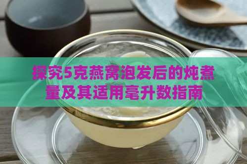 探究5克燕窝泡发后的炖煮量及其适用毫升数指南