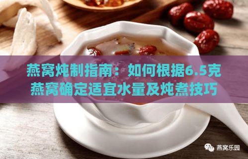 燕窝炖制指南：如何根据6.5克燕窝确定适宜水量及炖煮技巧