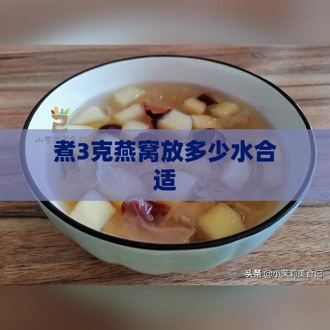 煮3克燕窝放多少水合适