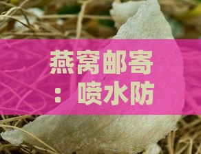 燕窝邮寄：喷水防碎最简方法及国际运输指南